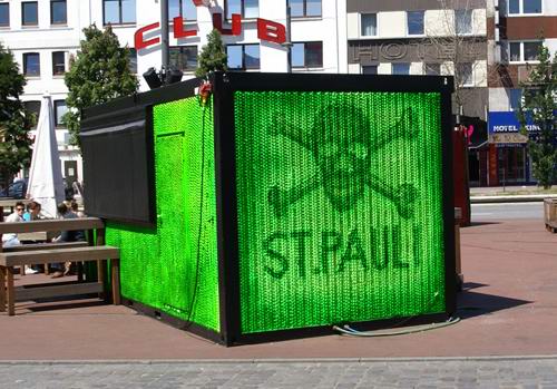 Finished: the green container